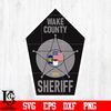 Badge Wake county Sheriff svg eps dxf png file.jpg