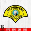 Badge Washington state patrol  svg eps dxf png file.jpg