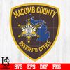 Badge Macomb county Sheriff's Office svg eps dxf png file.jpg