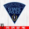 Badge Massachusetts state police svg eps dxf png file.jpg