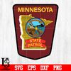 Badge Minnesota state patrol Police svg eps dxf png file.jpg