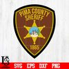Badge Pima County Sheriff 1865 svg eps dxf png file.jpg
