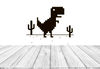 Dinosaur Google, Internet, Pixel, 8 Bit, 16 Bit Picture, Computer Game, Wall Sticker Vinyl Decal Mural Art Decor