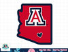 Arizona Wildcats State Officially Licensed  png, sublimation.jpg