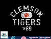 Clemson Tigers 1889 Vintage Orange  png, sublimation.jpg