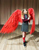 adult wings costume, Hawks costume, red angel wings, devil wings, final fantasy, articulating wings, anime cosplay wings, moving anime wings, movable wings, my 