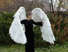 adult wings costume, white angel wings, angel wings, final fantasy, articulating wings, anime cosplay wings, movable wings, Aziraphale wings, Aion wings, Claymo