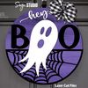Hey Boo SVG Laser Cut Files Halloween Round Sign Ghost SVG Boo Door Sign SVG Spider Web SVG Glowforge Files SS 2.png