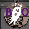 Hey Boo SVG Laser Cut Files Halloween Round Sign Ghost SVG Boo Door Sign SVG Spider Web SVG Glowforge Files 6.png