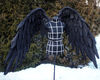 adult wings costume, Maleficent costume, black angel wings, devil wings, crow cosplay wings, , moving wings, movable black wings, large raven wings, black wings