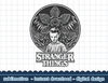 Netflix Stranger Things Eleven And Demogorgon Circle png,digital print.jpg