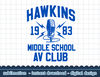 Netflix Stranger Things Hawkins Middle School AV Club 1983 png,digital print.jpg