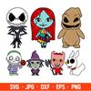 Baby Jack and Sally Bundle Svg, Halloween Svg, Oogie Boogie Baby Svg, Cricut, Silhouette Vector Cut File.jpg