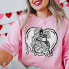 Aesthetic Skeleton Lesbian Couple Sweatshirt, Queer Love Apparel,Lesbian Bridal Party Outfit,Cute Gay Valentine Gift,Hugging Skeletons Shirt - 6.jpg