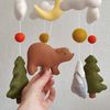 Bear baby mobile  neutral Woodland nursery decor (30).jpeg