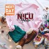 NICU Nurse ICU Neonatal Intensive Care Unit Rainbow Nursing Sweatshirt, Nurse Hoodie, Xmas Gift for NICU, - 1.jpg