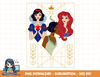 Disney Princess Snow White Tiana and Ariel Art Deco Style png, sublimation, digital print.jpg