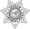Claremont Police Officer Badge svg 7 pointed star vector file for laser engraving, cnc router, digital cutting machine file, california v.jpg