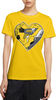 Heart Jordan Graphic To Match Jordan 4 Lightning - Tour Yellow T-Shirt, Jordan 4 Lightning Shirt, Jordan 4 Shirt