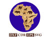 Wall Clock African animals Vector file 5.jpg