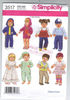 Simplicity 3517 - 15 inch (38 cm) doll clothes sewing patterns.jpg