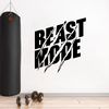 Beast Mode, Motivation For Gym, Bodybuilder, Fitness, Crossfit, Coach, Muscles, Wall Sticker Vinyl Decal Mural Art Decor