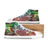 Rick And Morty Custom Adults High Top Canvas Shoes for Fan, Women and Men, Rick And Morty High Top Canvas Shoes