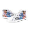 Lilo & Stitch Custom Adults High Top Canvas Shoes for Fan, Women and Men,Lilo & Stitch High Top Canvas Shoes