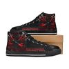 Deadpool Custom Adults High Top Canvas Shoes for Fan, Women and Men, Deadpool High Top Canvas Shoes, Deadpool Sneaker