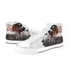 The Walking Dead Custom Adults High Top Canvas Shoes for Fan, Women and Men, The Walking Dead High Top Canvas Shoes