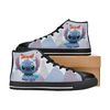 Stitch Adults High Top Canvas Shoes for Fan, Women and Men, Stitch High Top Canvas Sneaker, Stitch Sneaker, Stitch