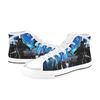 Black Panther High Top Canvas Shoes for Fan, Women and Men, Black Panther High Top Canvas Shoes, Black Panther Shoes