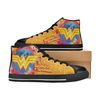 Wonder Woman High Canvas Shoes for Fan, Women and Men, Wonder Woman High Top Canvas Shoes, Wonder Woman DC Comics Shoes