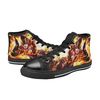 The Flash High Canvas Shoes for Fan, Women and Men, The Flash High Top Canvas Shoes, The Flash DC Comics Sneaker