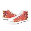 The Flash High Canvas Shoes for Fan, Women and Men, The Flash High Canvas Shoes, The Flash Sneaker, The Flash Marvel