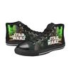 Star Wars Yoda High Canvas Shoes for Fan, Women and Men, Star Wars Yoda High Canvas Shoes, Star Wars Yoda Sneaker