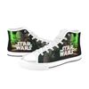 Star Wars Yoda High Canvas Shoes for Fan, Women and Men, Star Wars Yoda High Canvas Shoes, Star Wars Yoda Sneaker