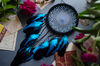 turquoise blue and black dream catcher 3.jpg