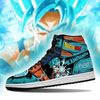 Goku Blue Sneakers Kamehameha Canvas Shoes for Fan, Women and Men, Goku Blue High Canvas Shoes, Dragon Ball Sneaker