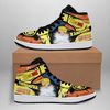 Goku SSJ High Canvas Shoes for Fan, Women and Men, Dragon Ball High Canvas Shoes, Goku SSJ Sneaker, Dragon Ball