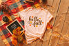 Hello Fall Shirt, Cute Fall Shirt, Womens Fall Shirts, Fall T-Shirt, Happy Fall Shirts, Autumn Shirt, Thanksgiving Shirt, November Shirt - 2.jpg
