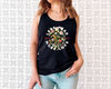 Floral Shirt Tank, Grow Positive Thoughts Tank, Bohemian Style Tank, Butterfly Shirt, Trending Right Now, Women's Graphic Tank, Love Tank - 1.jpg