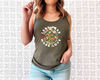 Floral Shirt Tank, Grow Positive Thoughts Tank, Bohemian Style Tank, Butterfly Shirt, Trending Right Now, Women's Graphic Tank, Love Tank - 7.jpg