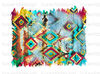 Aztec Turquoise Glitter Background PNG  Western Background png  Sublimation Design  Digital Design Download  Western png - 1.jpg