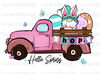 Hello Spring Truck PNG  Easter png  Happy Easter Day png  Easter Sublimation Design  Easter Bunny  Easter Day png  Digital Download - 1.jpg