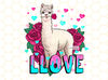 Love PNG  Llama Sublimation png  Valentines png  Sublimation Design  Digital Design Download Valentine png  Llama png Valentine's Day - 1.jpg