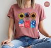 4th Of July Shirt, American Sunflower Shirt, Fourth of July Gift, Independence Day Tshirt, USA Flag T-Shirt, Patriotic Gift, Freedom Shirt - 1.jpg