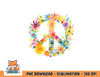 Peace Sign World Love Flowers Hippie Groovy Vibes Colorful png, digital download copy.jpg