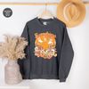 Aesthetic Beach Sunshine Hoodie for Women, Retro Sunshine on My Mind Sweatshirts, Boho Sun Wildflowers Long Sleeve for Girls Summer Vacation - 1.jpg