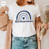 ALS Support T-Shirt, ALS Awareness Month Outfit, ALS Warrior Tee, Amyotrophic Lateral Sclerosis, Als Survivor Gift, Als Rainbow Graphic Tees - 2.jpg